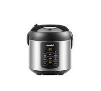 COMFEE' Compact Rice Cooker, 6-in-1 Stainless Steel Multi Cooker, Slow Cooker, Steamer, Saute, and Warmer, 2 QT, 8 Cups Cooked(4 Cups Uncooked), Brown Rice, Quinoa and Oatmeal, 6 One-Touch Programs