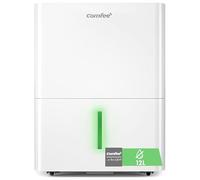 COMFEE’ Deshumidificador 12L para Humedad interior hasta 20 m2 / 50 m3 - Deshumificador Silencioso compacto y de bajo consumo - Deshumificadores de humedad con depósito extraible y reinicio automático