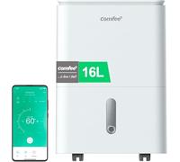 COMFEE' Deshumidificador Easy Dry 16L para Humedad interior hasta 34 m2 / 80 m3 - Deshumificador Silencioso con App Control - Deshumificadores de humedad con depósito extraible y 4 modos de función