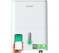 COMFEE' Deshumidificador de Humedad WiFi 20L Easy Dry interior 40 m2 / 100 m3 - Deshumificador Eléctrico Silencioso con App Control - Dehumifier bajo consumo con depósito extraible + 4 Modos