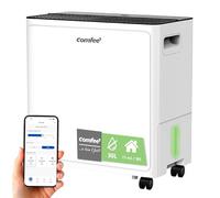 COMFEE’ Deshumidificador Dry Max 30L Grandes Espacios hasta 73 m2 / 180 m3 con App Control - Deshumificador de Humedad Interior Nuevo Modelo - Deshumidificadores Silencioso con Depósito Extraible 3,2L