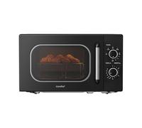 COMFEE' Horno microondas con grill, 20 litros, microondas 700 W, parrilla 1000 W, 5 niveles de potencia, temporizador 1-35 min, diseño compacto, negro - CMO-MG202NC(BK)