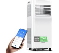 COMFEE Pingüino Aire Acondicionado Portátil 7000 BTU / 1800 Frigorías Breezy Cool Pro - Enfriador de Aire de Bajo Consumo con App Control - Climatizador 3 en 1 Refrigera, Ventila y Deshumidifica