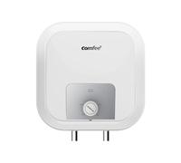 COMFEE' Termo Eléctrico 10L Calentador de Agua Eléctrico D10-15VD1OW Bajo el Fregadero, con Depósito de Agua - Ligero, Compacto, Fácil de Instalar - Ideal para una Familia Pequeña