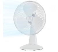Comfee Ventilador de Mesa de 3 Velocidades y 40 W - Ventilador Pequeño de 40 cm Silencioso con Oscilación 90º - Flujo de Aire Potente, Ligero y Fácil de Transportar, Bajo Consumo, Cabezal Reclinable