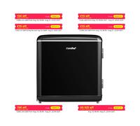 Comfeee-rcd50bl2eurt (E) refrigerador pequeño, 47 litros, diseño Retro, Mini refrigerador de una sola Puerta, termostato ajustable Negro