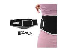 Comfier Cinturón calefactor para dolor de espalda,inturón para envolver el vientre con masaje por vibración, 3 Temperatura Ajustables, Almohadillas térmicas rápidas,para lumbar, abdominal
