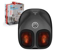 COMFIER Máquina masajeadora de pies con calor, masajeadores de pies Shiatsu para dolor y circulación, fascitis plantar, amasamiento profundo, compresión, masajeador eléctrico de pies, regalos para