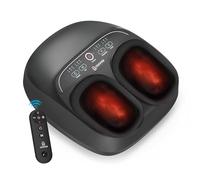 COMFIER Masajeador de pies con calor, FSA HSA, masajeador de pies Shiatsu para fascitis plantar, neuropatía, mando a distancia, función de pausa