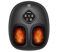 COMFIER Masajeador de pies Shiatsu 2025 con calor, compresión, amasamiento y rodamiento, masajeador de pies para neuropatía, fascitis plantar, mejorado para máquina de pies más grandes (tamaño 14