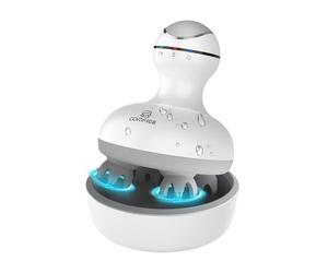 COMFIER Masajeador inalámbrico para el cuero cabelludo, masajeador eléctrico de cabeza con 84 nodos de masaje, masajeador portátil de mano para el crecimiento del cabello, limpieza profunda y