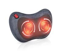 COMFIER Shiatsu Cojín Masajeador Eléctrico para Cuello y Espalda, Almohada Cervical de Masaje con Calor para Cintura, Hombros, Piernas, Uso en Casa y Oficina