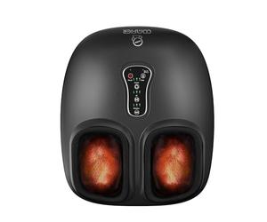 Comfier Shiatsu Masajeador Eléctrico de Pies con Calor, Vibración, Rodillos y Compresión de Aire, Masaje Shiatsu de Pies para Fascitis Plantar y Alivio del Dolor, Regalos para Mamá, Papá