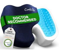 ComfiLife - Cojín de asiento mejorado con gel - Cojín para silla de oficina - Cojín antideslizante de gel y espuma viscoelástica para dolor de coxis - Cojín para silla de escritorio y coche para