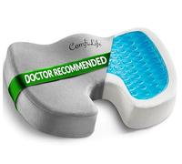 ComfiLife - Cojín de Gel Mejorado para Asiento, Antideslizante ortopédico de Gel y Espuma viscoelástica, cojín para Dolor de coxis, Alivio del Dolor de Espalda y ciática