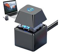 COMFOLIVING Botón externo de PC, botón externo de computadora - Botón host de la computadora pulsador HDD con cables de 1,8 m,Botón de placa base de caja de computadora, extensión de botón de llave