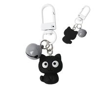 COMFOLIVING Cat Key Rings For Car Keys, Keychain Charm Keyring Pendant Kitten Trinket, Bag Pendants Cat Keychain, Eye-Catching Accessories For Cat Lovers, Women & Girls