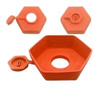 COMFOLIVING Drip Catcher No Drop Holder - Ice Pop Stick Holder | Cubiertas portátiles de vidrio de silicona para lavavajillas para niños, niñas, fiestas en la piscina de verano