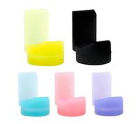 COMFOLIVING Reposapulgares para bajo,Reposapulgares para clarinete,Protector de cojín de color para reposapulgares - Cojín para reposapiés de clarinete Oboe, 5 uds., reposapiés de silicona para
