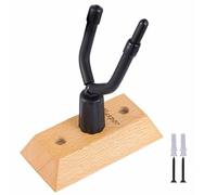 COMFOLIVING Soporte de pared para violín - Soporte para violín hecho a mano - Percha lisa para violín, resistente al desgaste, con colgador de lazo, regalo para mujeres, hombres y amantes de la música