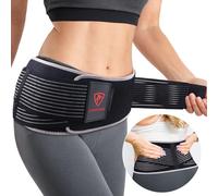 COMFORCE Sacroiliac SI - Cinturón de cadera articular con bolsa de hielo, doble ajustable y de compresión, soporte de cadera para mujeres y hombres para dolor de ciática, pelvis, cintura, alivio