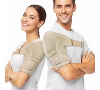 COMFORCE Soporte de hombro para mujeres y hombres, puño rotador, hombro izquierdo derecho, soporte de hombro ajustable para dislocación, lesiones deportivas desnudas