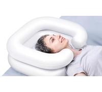 Comfort Axis Deluxe Lavabo de champú inflable para ancianos y discapacitados