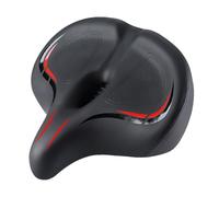 Comfort Bike Seat - Wide bicycls Cushion, Thick Soft Saddle Pad | Shock Absorption Cycle Seat for Road, Mountain, Folding, City Bikes, Ergonomic Riding Gear for Men Women, Daily Commute, Long Distance
