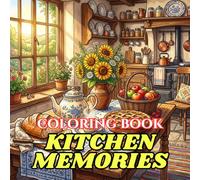 Comfort & Calm Coloring | Kitchen Memories: A Simple Bold Coloring Book for Seniors | Easy-to-Color Teapots, Baking, Home Cooking, Cozy Kitchens & ... for Relaxation and Memory Support Activities