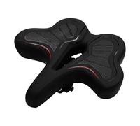 Comfort Cycle Seat - Extra Wide Bicycle Saddle with Memory Foam Padded Cushion | Universal Shock Absorbing Bike Seat For Men and Women, Fits Mountain, Road, and Exercise Bikes