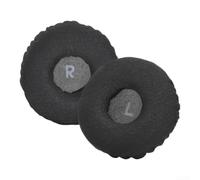 Comfort Fit Almohadillas para JBL Tune 660NC Negro Blanco Rosa (negro) | Tela de red de fútbol, diseño transpirable, reduce el ruido ambiental, rendimiento duradero, aspecto elegante