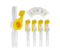Comfort Flow Catheter Valves - Sterile,Easy to Use Lever Tap,Smooth Edges, and Tubing for Optimal U