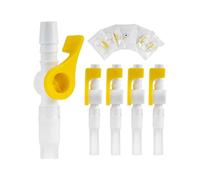 Comfort Flow Catheter Valves - Sterile,Easy to Use Lever Tap,Smooth Edges, and Tubing for Optimal U