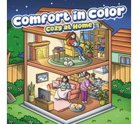 Comfort in Color: Cozy at Home - A Personality Coloring Book for Relaxation, Self-Care, and Finding Your Comfort Style