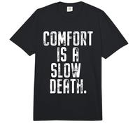 Comfort Is A Slow Death Entrenamiento Correr Fitness Comfort Colors Adult Heavyweight T-Shirt