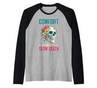 Comfort Is A Slow Death Motivation Discipline Growth Camiseta Manga Raglan