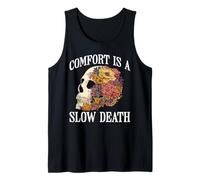 Comfort Is A Slow Death Motivation Discipline Growth - Camiseta sin Mangas