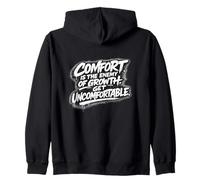 Comfort Is The Enemy of Growth - Get Uncomfortable Sudadera con Capucha