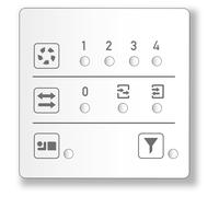 Comfort-Light Control Air Duo 18 W (Fuente de alimentación y unidad de control con sensor de humedad integrado, panel de membrana)