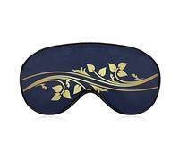Comfort Light Romántico Royal Leaf Art Sleep Eye Mask para siestas Shift Work Blindfold Game, Plane Eye Cover para niñas, mujeres y niños, BlockLight