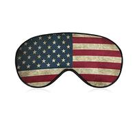Comfort Light Vintage American USA Flag Antifaz para dormir, viajes, trabajo, antifaz para dormir para niños, niñas, adolescentes, mujeres, BlockLight