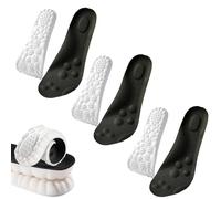Comfort - Plantilla de espuma viscoelástica transpirable 4D con soporte de arco de nube para mujeres y hombres, plantillas de zapatos que absorben los golpes que se adaptan a todos los zapatos (3