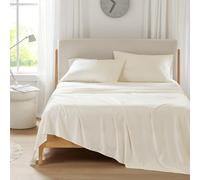 Comfort Spaces Sábanas refrescantes tamaño Queen, sábanas Coolmax Que absorben la Humedad, Juego de sábanas Suaves Que no destiñen, sábanas refrescantes para Personas Que Duermen con Calor, Bolsillo