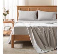 Comfort Spaces Sábanas refrescantes tamaño Queen, sábanas Coolmax Que absorben la Humedad, Juego de sábanas Suaves y no destiñen, sábanas refrescantes para Personas Que Duermen con Calor, Bolsillo