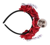 Comfortable Halloween Headwear with Realistic Skulls Hand Lightweight Design for Long Hours Parties Costumes Adults Kids Multicolor