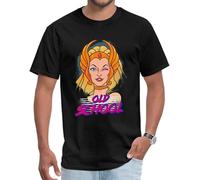 Comfortable Shera Old School Man T-Shirts 2019 V-a-l-e-n-t-i-n-e Day Gothic Sleeve O Neck Taiwan Tops Shirts Normal T Shirt Black