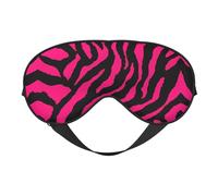 Comfortable Sleep - Antifaz con estampado de cebra, tigre, leopardo, rosa, cubreojos completos, ajustable, suave y transpirable para viajes, meditación