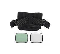 Comfortable Stretch Mesh Lumbar Support Brace with Steel Plate - Double Compression Waist Belt & Warm Pad for Back Pain Relief