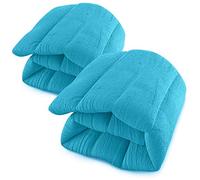 ComfortCloud Juego de 2 almohadillas calefactoras para microondas 2 almohadillas térmicas húmedas naturales para el dolor de espalda, cuello y hombros, nervios, calambres, alivio lumbar inferior