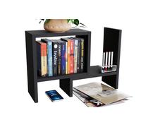 ComfortCove Estantería Ajustable de Escritorio, Organizador de Mesa y Cocina, Negro